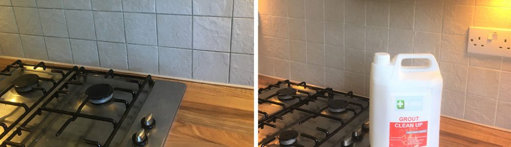 Cleaning Kitchen Wall Tile Splashback in Chorley