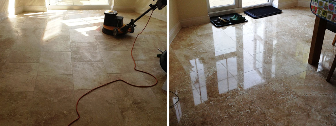 Travertine-floor-during-after-honing-and-polishing-polegate
