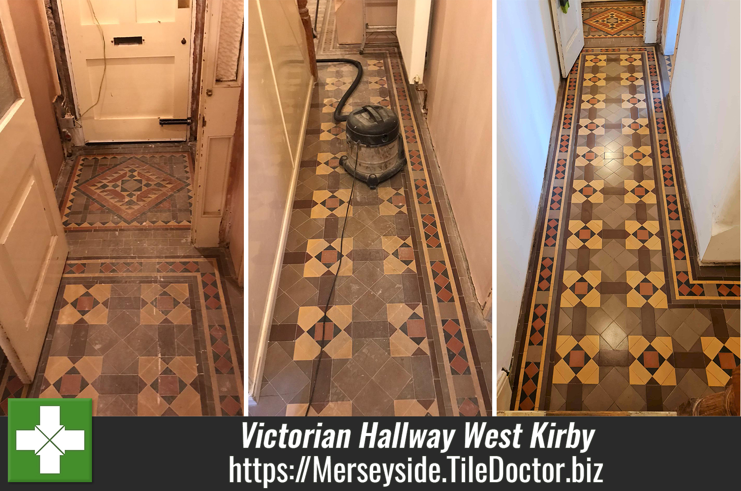 Victorian Tiled Hallway Renovated in West Kirby