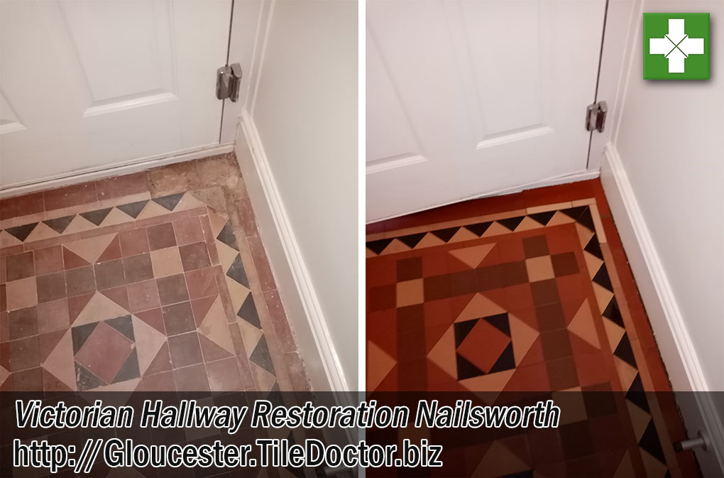 Restoring a Victorian Tiled Hallway in Nailsworth