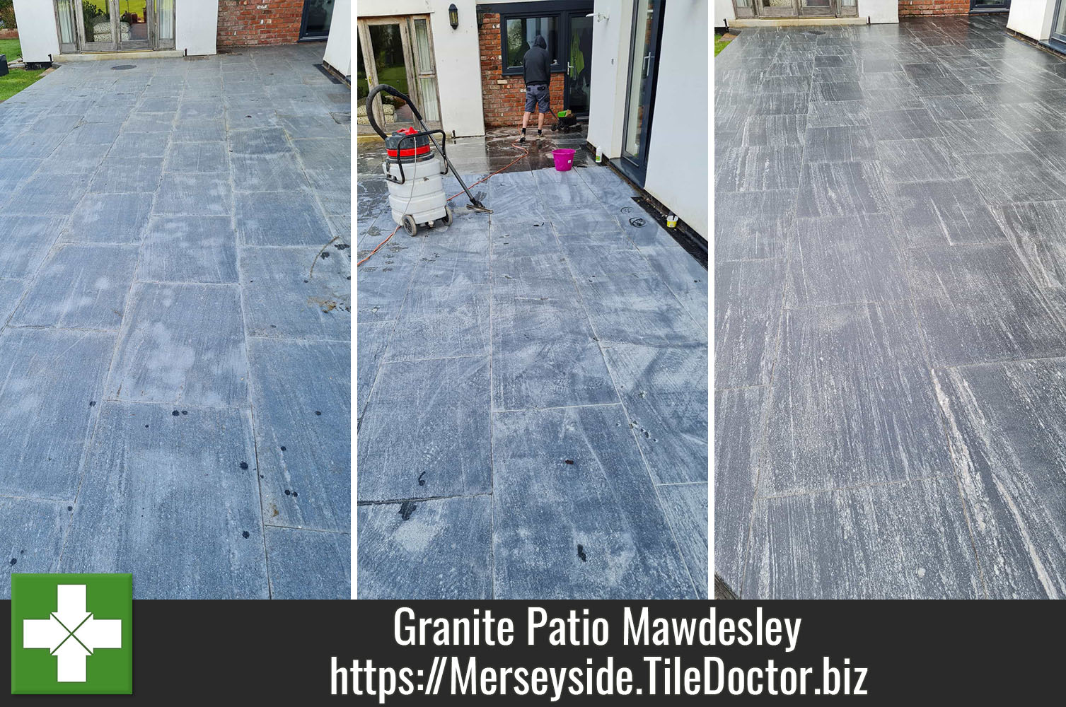 Resurfacing an Impressive Granite Patio with Milling Pads in South Lancashire