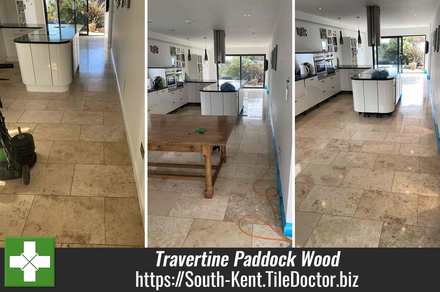 Travertine Floor Renovation Paddock Wood