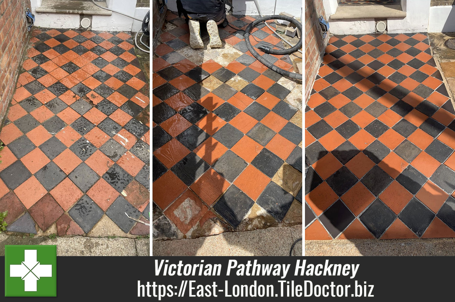 Using Coarse Diamond Pads to Restore the Appearance of a Victorian Path in East London