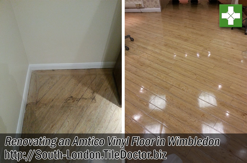 Amtico-Vinyl-Floor-Before-Cleaning-After-Sealing-Wimbledon