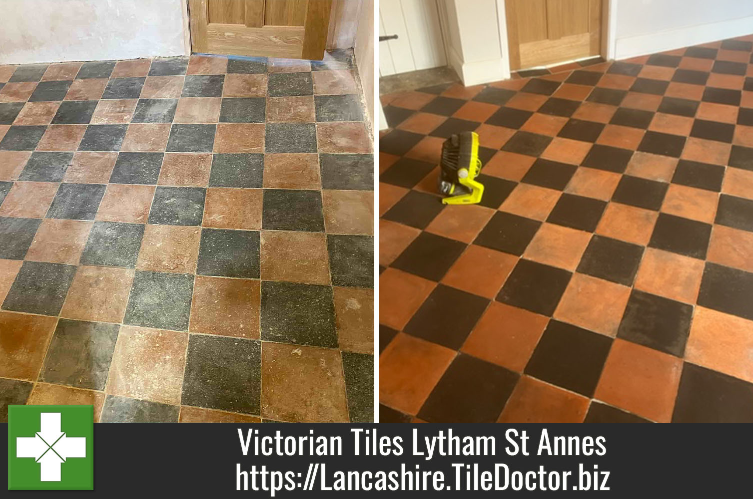 Low Moisture Cleaning Products used to Renovate Vintage Victorian Flooring in Lytham St Annes Lancashire