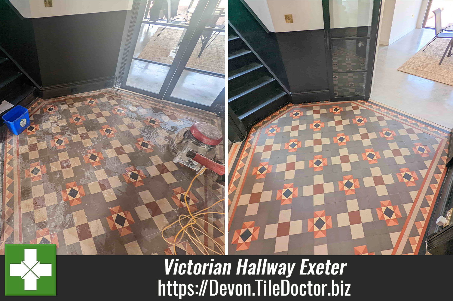 Using Diamond Hand Blocks Finish the Renovation of a Victorian Floor in Devon
