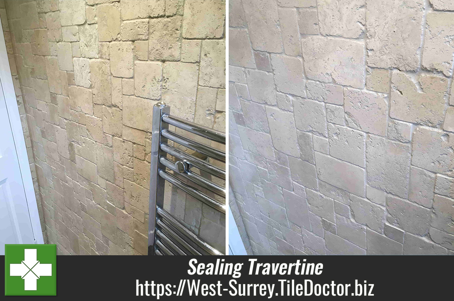 Travertine-Tiled-Wall-Before-After-Replacing-Sealer-Weybridge