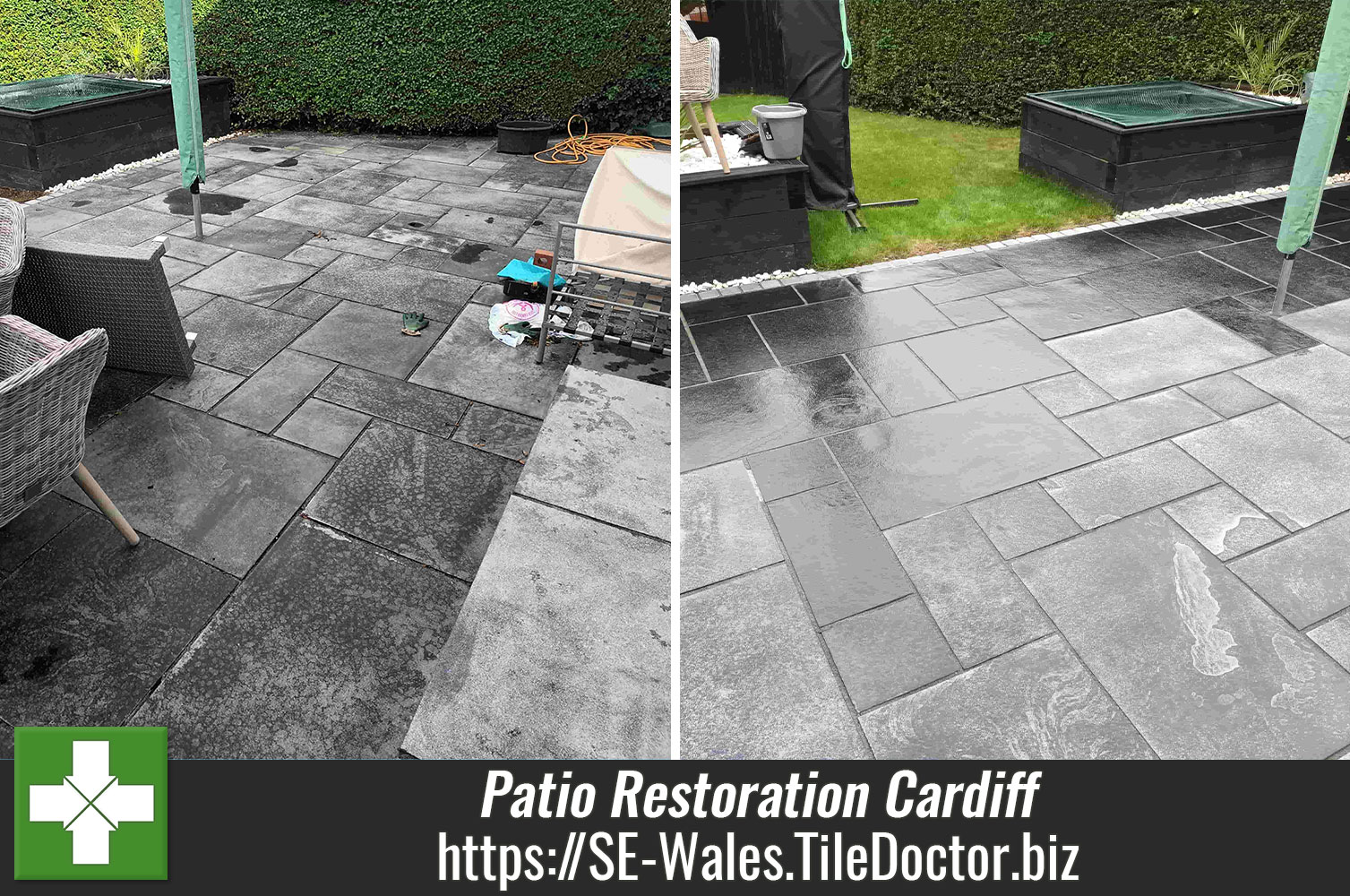 Removing Acid Damage from Black Limestone with Diamond Pads in  Cardiff