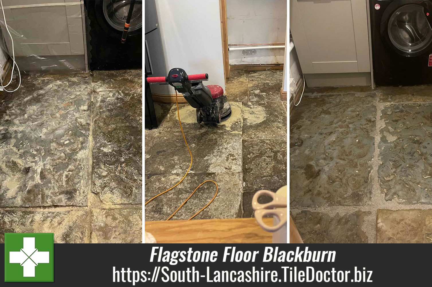 Flagstone-Kitchen-Floor-Resurfaced-Blackburn-Lancashire