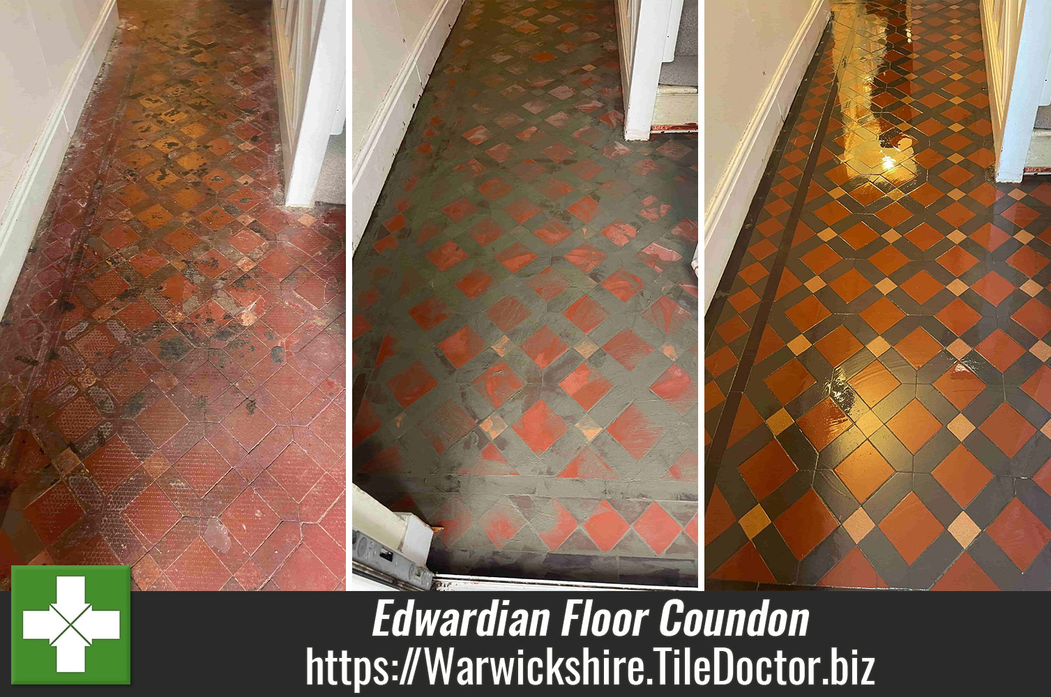 Tile Doctor Acid Gel used to Treat Efflorescence in an Edwardian Property Coundon