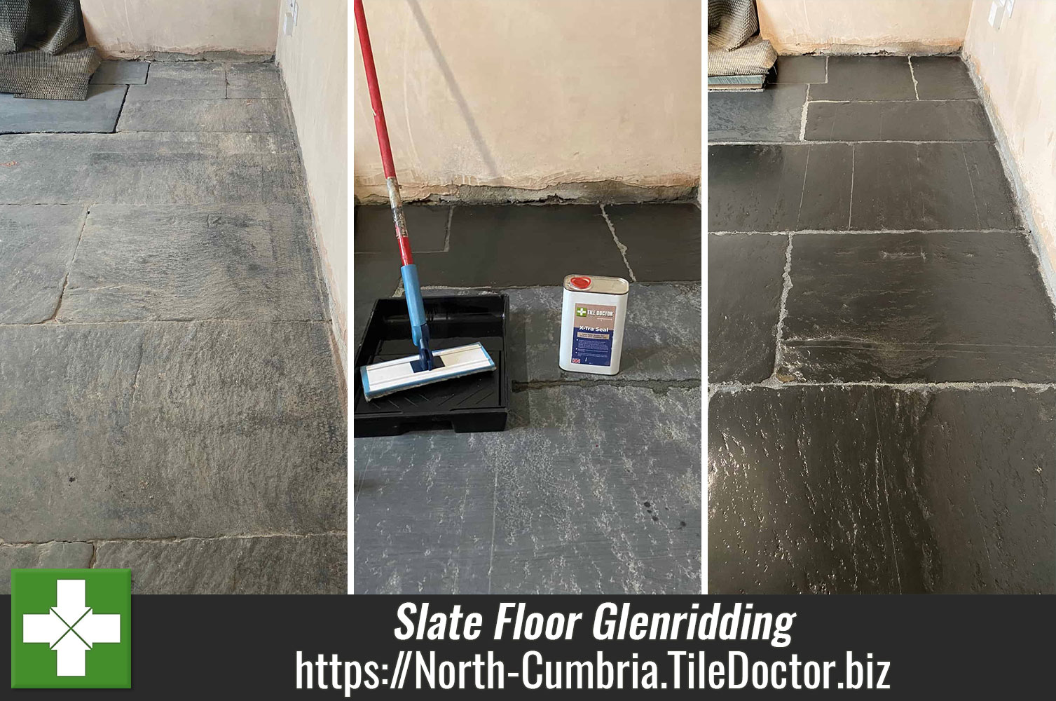 Refurbishing Old Slate Tiles with Coarse Milling Pads in the Lake District