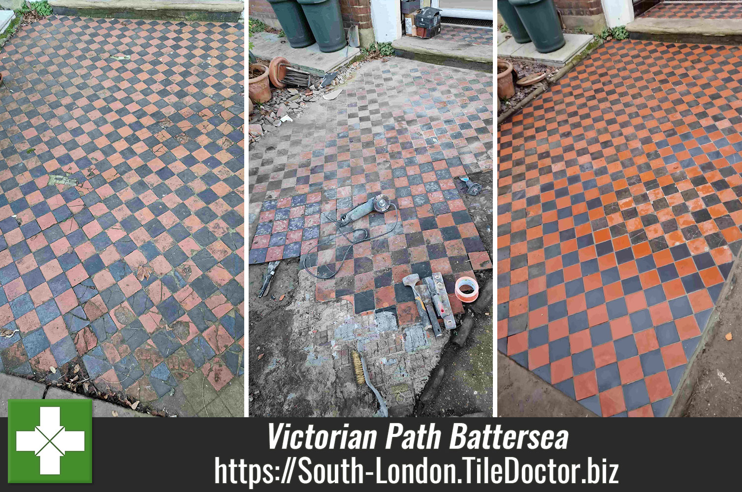 Neglected-Victorian-Tiled-Path-Restoration-Battersea