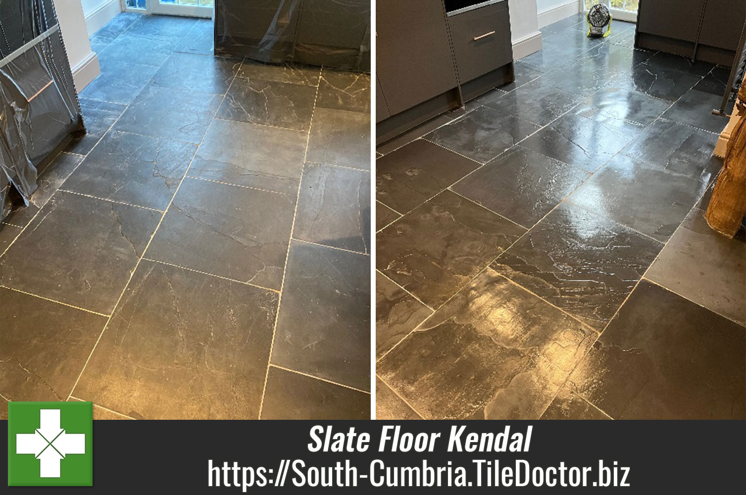 Bringing out the best in Brazilian Black Slate with Tile Doctor Seal and Go