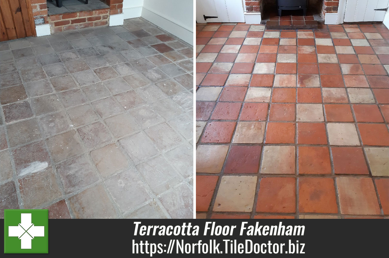 Terracotta Tiled Floor Renovation Ostrich Inn South Creake Fakenham