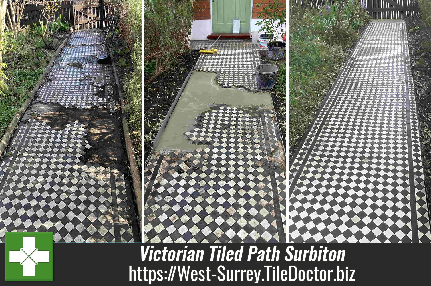 Tile Doctor X-Tra Seal Chosen to Seal Victorian Pathway in Surbiton Surrey