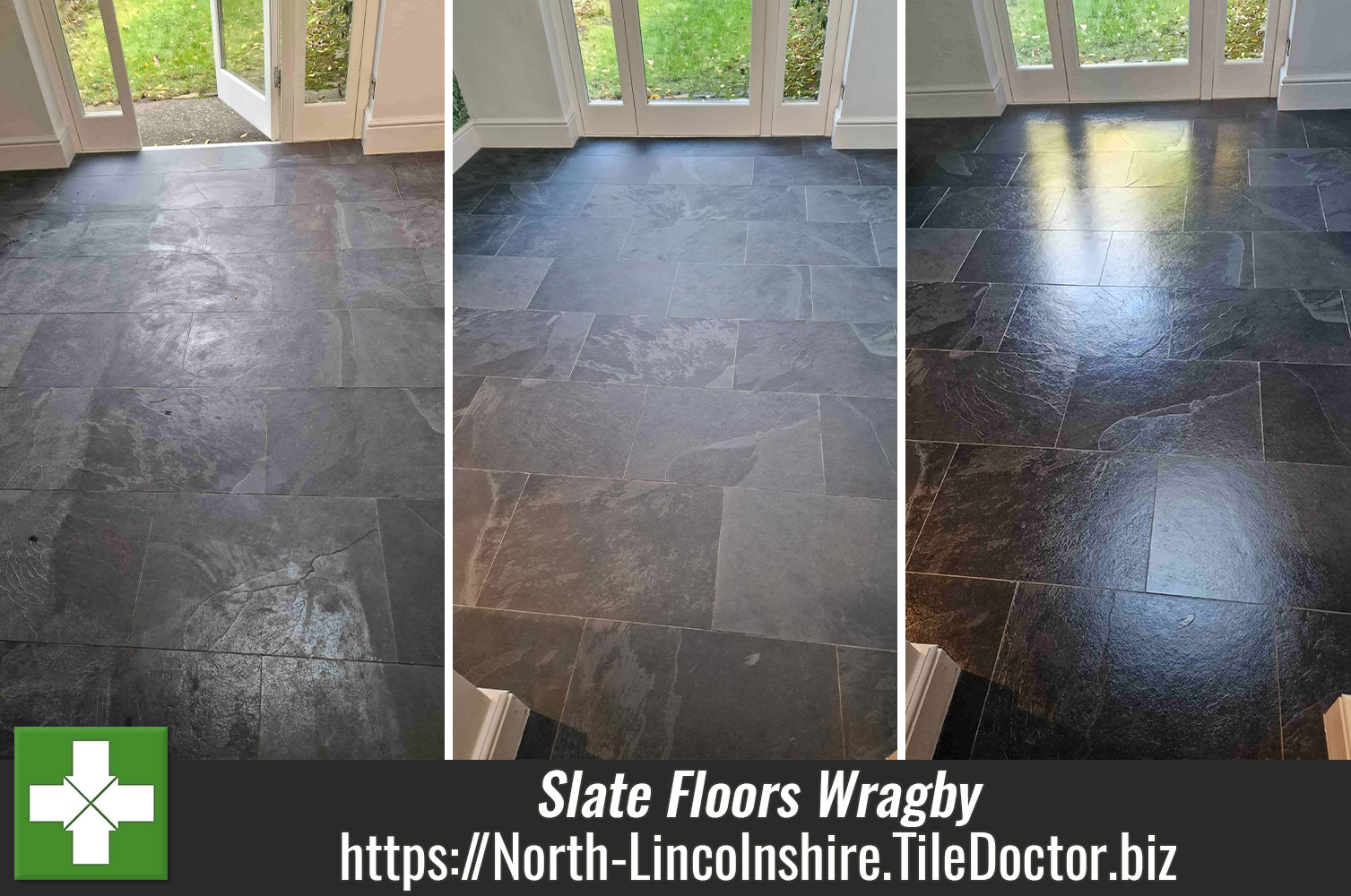 Cleaning and Sealing Slate Floors in Wragby