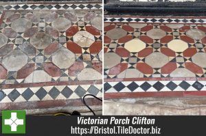 Original Victorian Tiled Porch Cleaning Clifton Bristol