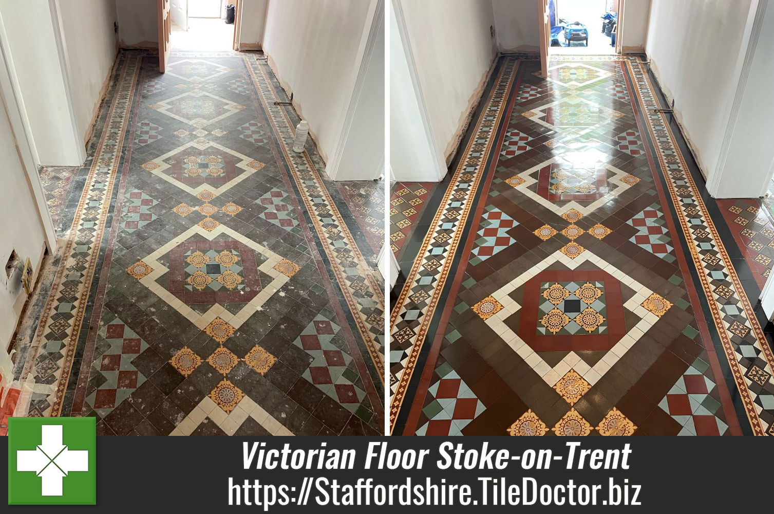 Countering Efflorescent Salt Staining Issues with Tile Doctor Grout Clean-Up in Stoke-on-Trent