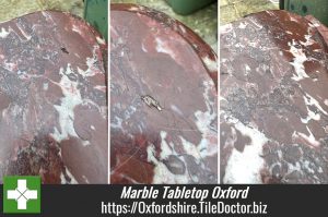Damaged Marble Table Repair and Polishing Oxford