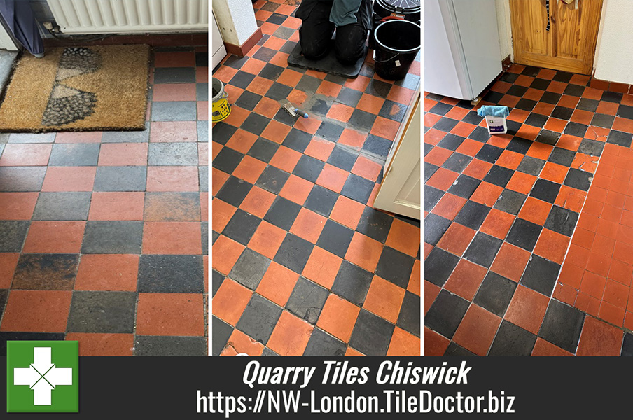 Deep Cleaning 100-Year-Old Quarry Tiles with Tile Doctor Pro-Clean in Chiswick