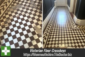 Victorian Hallway Floor Renovation Crosskeys Newport