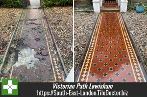 Victorian Tiled Path Restoration Lewisham SE13