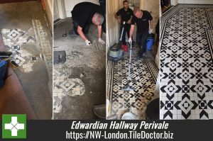Edwardian Hallway Floor Restoration Perivale