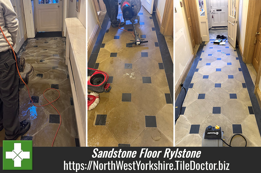 Tile Doctor Flexipad Used to Resurface Delaminating Sandstone in Rylstone Skipton