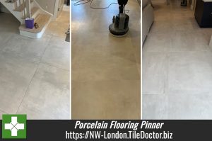 Porcelain Tiled Floor Cleaning in Pinner