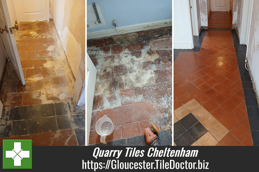 Tile Doctor X-Tra Seal Selected to Seal Damp Quarry Tiled Floor in Cheltenham Gloucester