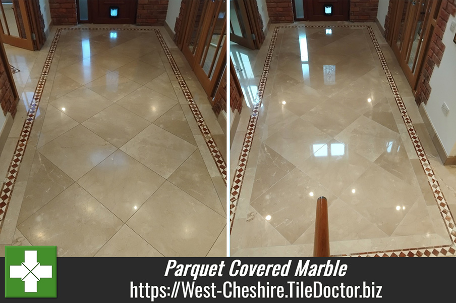Scratched Marble Floor Polishing Alvanley Helsby