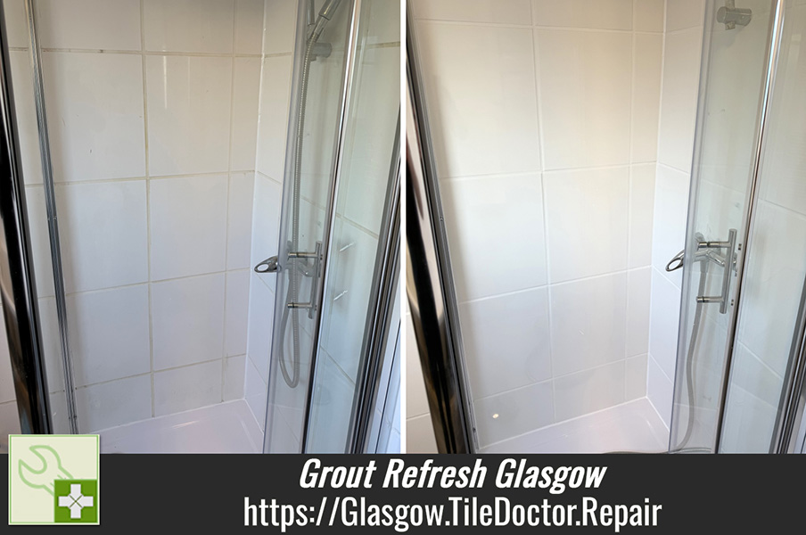 Ceramic Tiled Shower Cubicle Renovation Glasgow