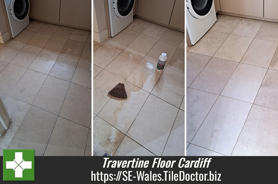Travertine Floor Cleaning Sealing Cardiff