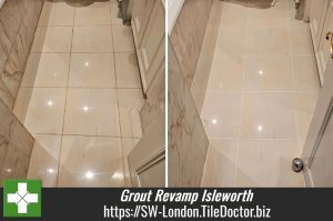 Bathroom Floor Grout Revamp Isleworth